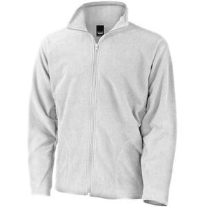 Result Core Mens Microfleece Jacket / White
